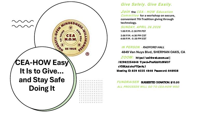 Workshop: Secure, Convenient 7th Tradition Giving Through Technology flyer
