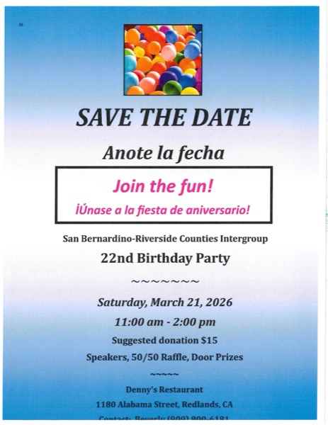 SB-Riverside 22nd Birthday Party flyer